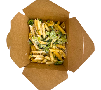 Alfredo Pasta with Broccoli (V)