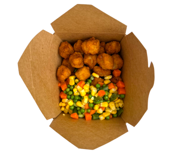 Nuggets / corn / carrots