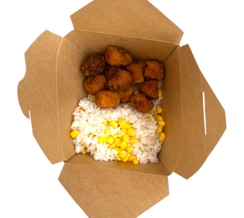 Nuggets / Rice / Sweet Plantains