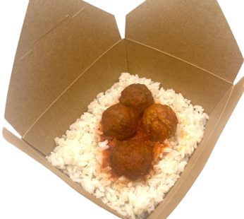 Meatballs and Rice (GF)